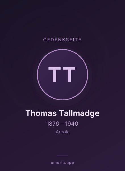 Gedenkportrait von Thomas Tallmadge