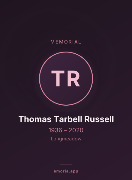 Memorial portrait of Thomas Tarbell Russell