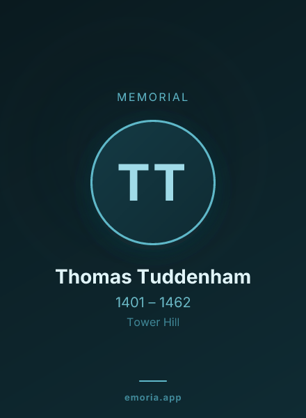 Memorial portrait of Thomas Tuddenham