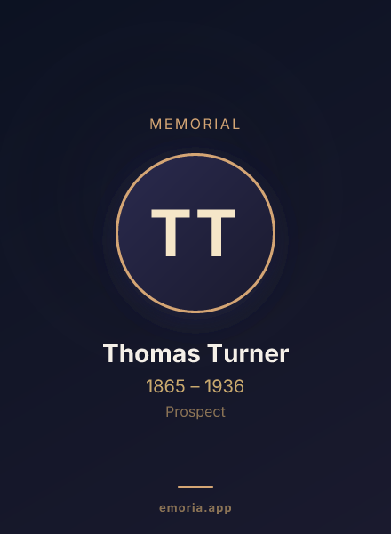Memorial portrait of Thomas Turner