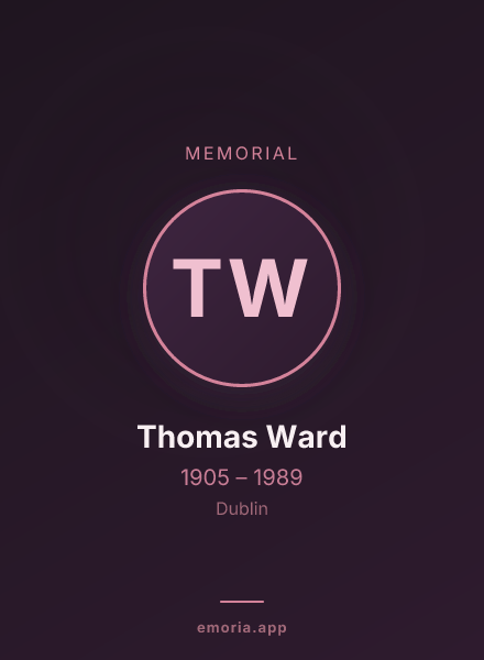 Memorial portrait of Thomas Ward
