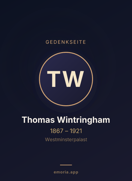 Gedenkportrait von Thomas Wintringham