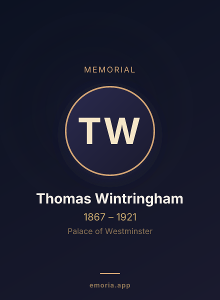 Memorial portrait of Thomas Wintringham