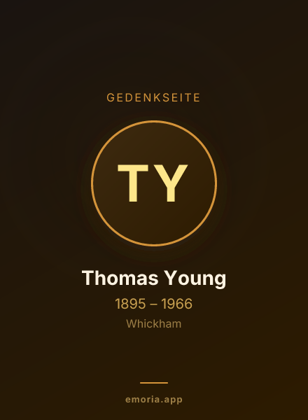 Gedenkportrait von Thomas Young
