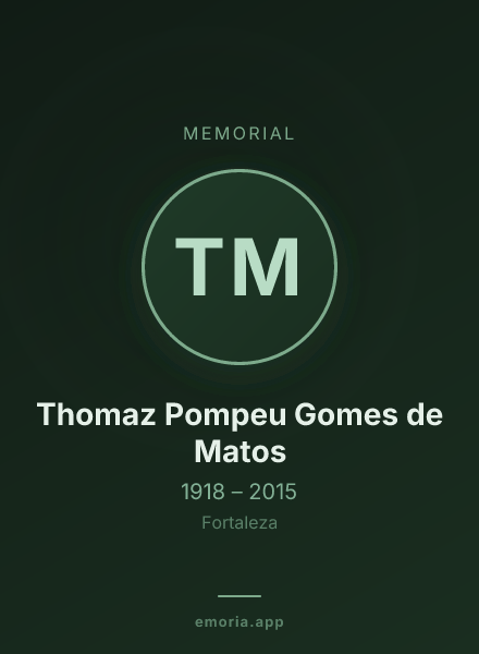 Memorial portrait of Thomaz Pompeu Gomes de Matos