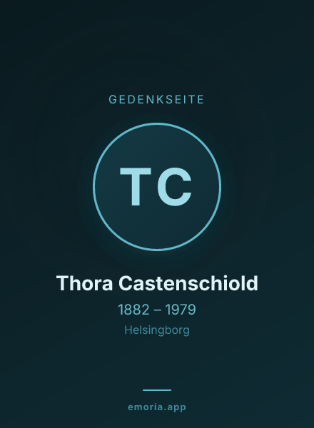 Gedenkportrait von Thora Castenschiold