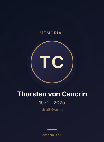 Memorial portrait of Thorsten von Cancrin