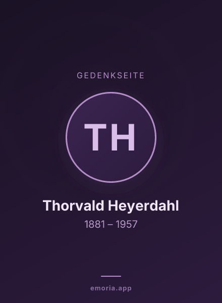 Gedenkportrait von Thorvald Heyerdahl