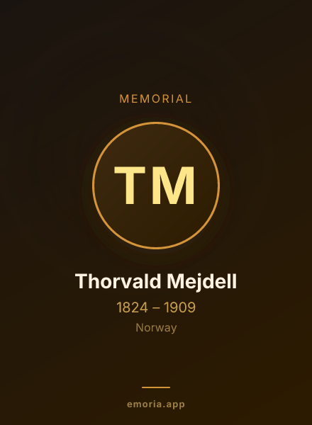 Memorial portrait of Thorvald Mejdell