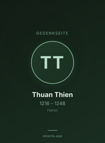 Gedenkportrait von Thuan Thien