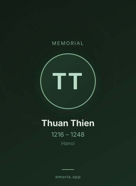 Memorial portrait of Thuan Thien
