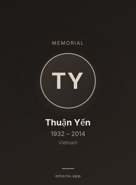 Memorial portrait of Thuận Yến