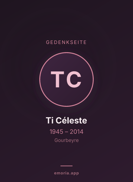 Gedenkportrait von Ti Céleste