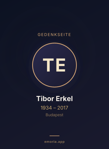 Gedenkportrait von Tibor Erkel