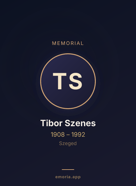 Memorial portrait of Tibor Szenes