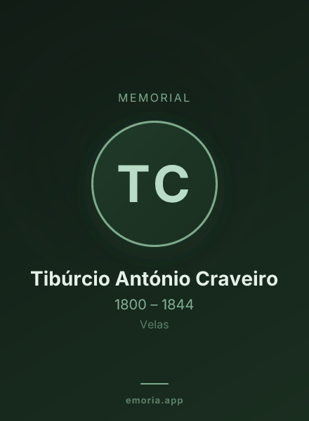 Memorial portrait of Tibúrcio António Craveiro