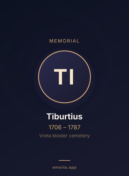 Memorial portrait of Tiburtius