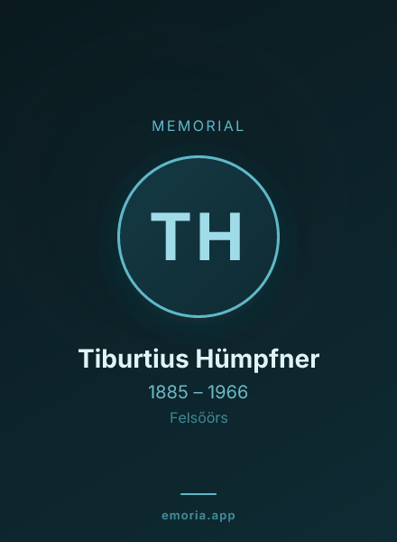 Memorial portrait of Tiburtius Hümpfner