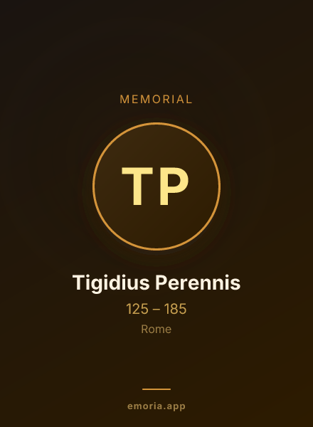 Memorial portrait of Tigidius Perennis