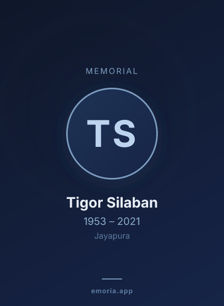Memorial portrait of Tigor Silaban