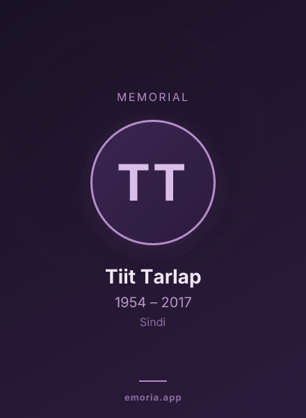 Memorial portrait of Tiit Tarlap