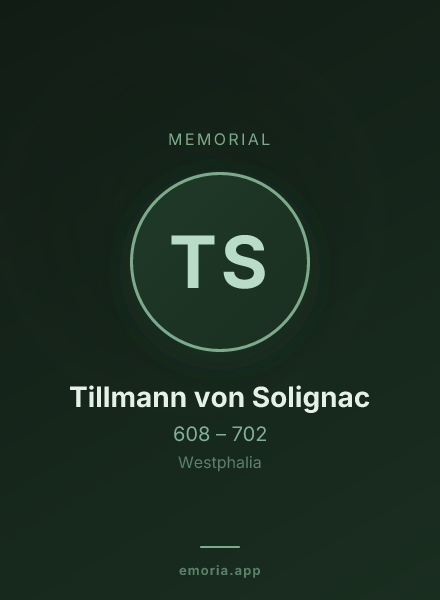 Memorial portrait of Tillmann von Solignac