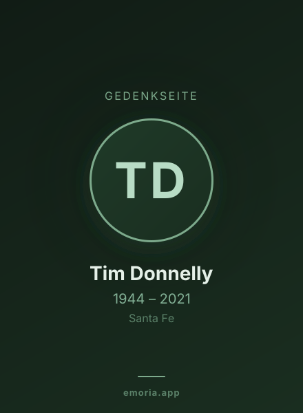Gedenkportrait von Tim Donnelly