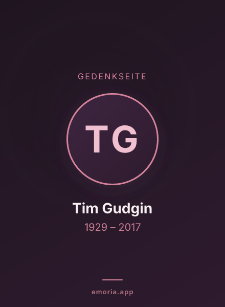 Gedenkportrait von Tim Gudgin