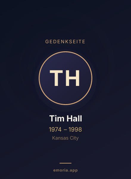 Gedenkportrait von Tim Hall