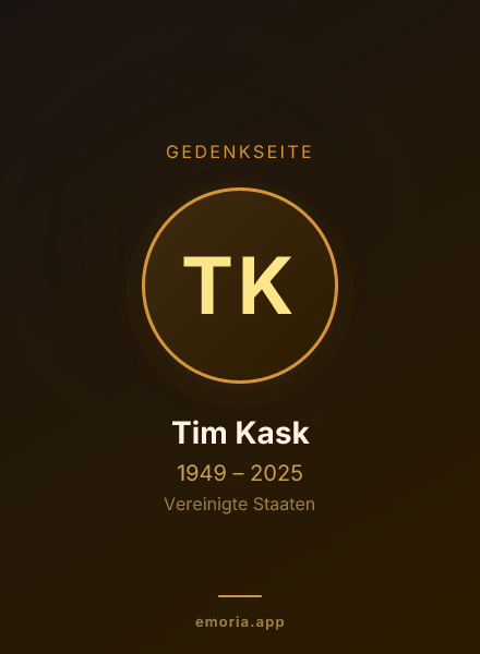 Gedenkportrait von Tim Kask