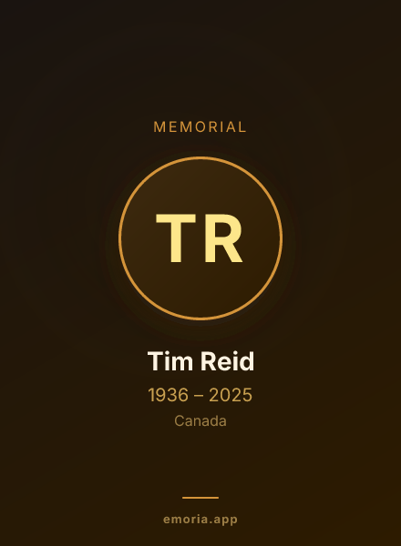 Memorial portrait of Tim Reid