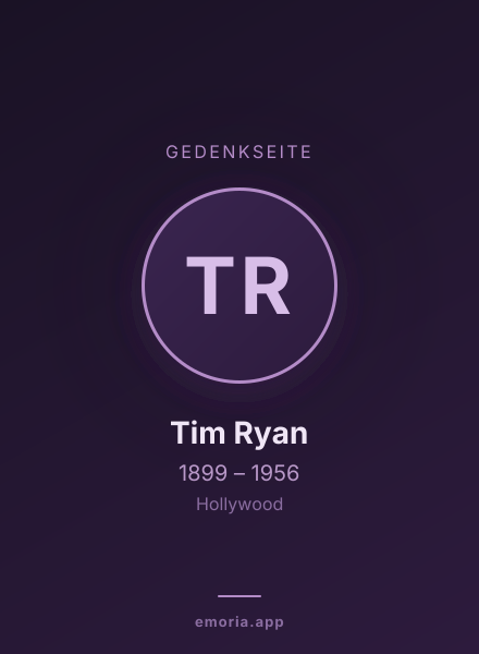 Gedenkportrait von Tim Ryan
