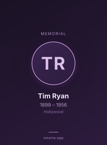 Memorial portrait of Tim Ryan