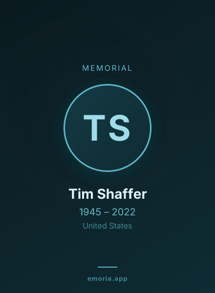 Memorial portrait of Tim Shaffer