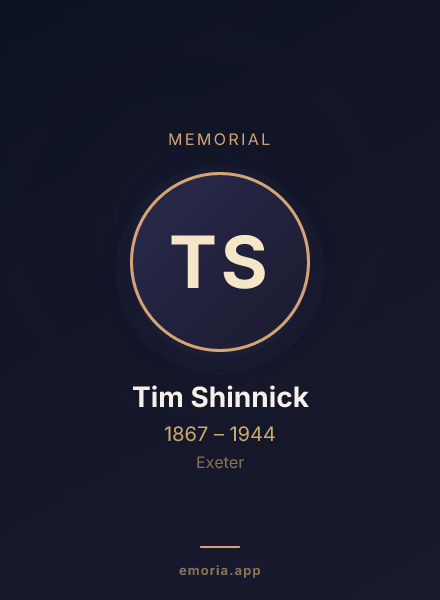 Memorial portrait of Tim Shinnick