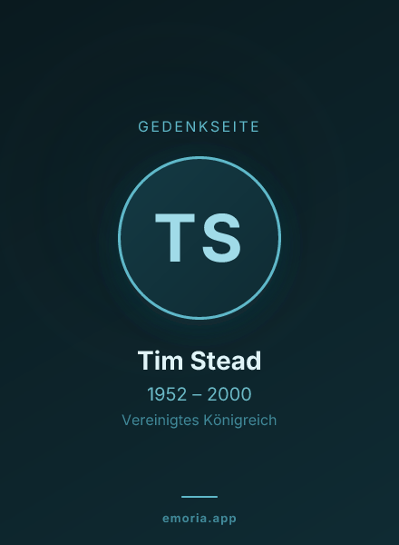 Gedenkportrait von Tim Stead