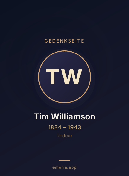 Gedenkportrait von Tim Williamson