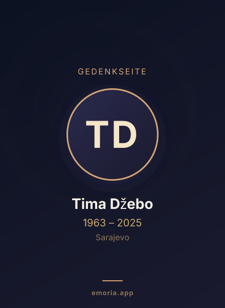 Gedenkportrait von Tima Džebo