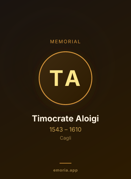 Memorial portrait of Timocrate Aloigi