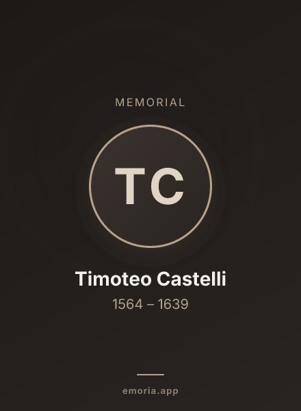 Memorial portrait of Timoteo Castelli