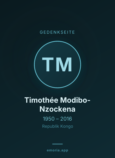 Gedenkportrait von Timothée Modibo-Nzockena