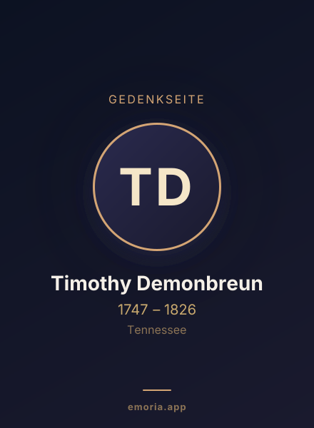 Gedenkportrait von Timothy Demonbreun