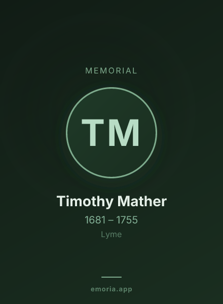 Memorial portrait of Timothy Mather