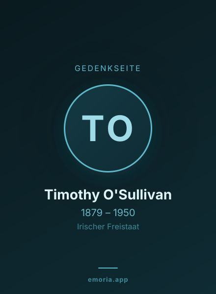 Gedenkportrait von Timothy O'Sullivan