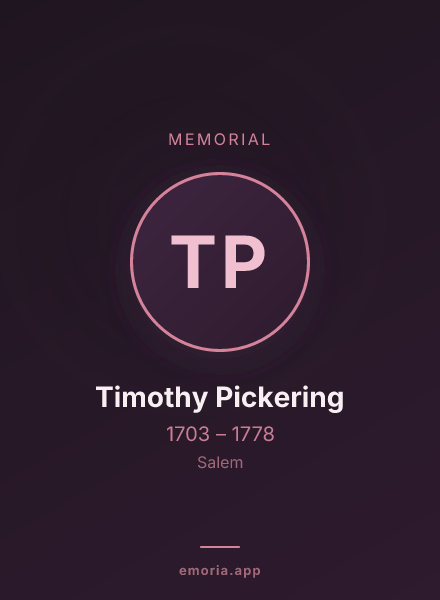 Memorial portrait of Timothy Pickering