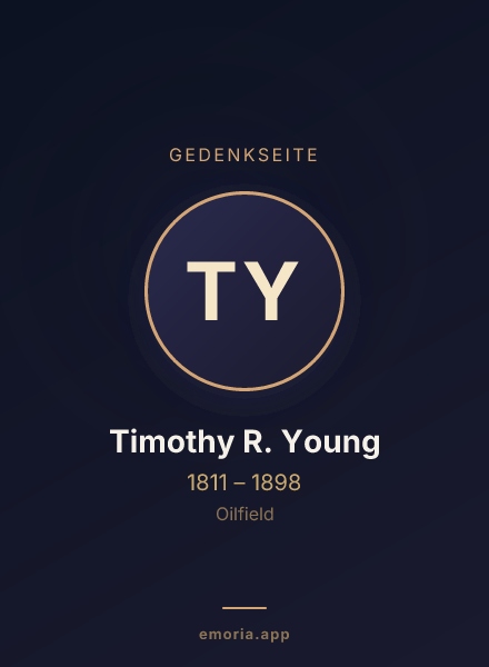 Gedenkportrait von Timothy R. Young