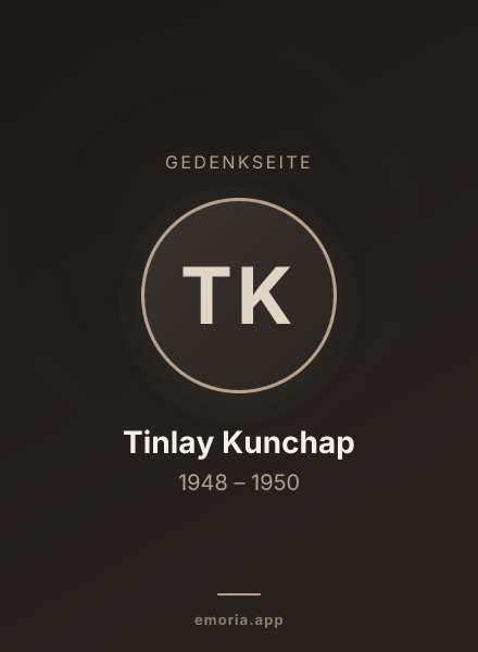 Gedenkportrait von Tinlay Kunchap