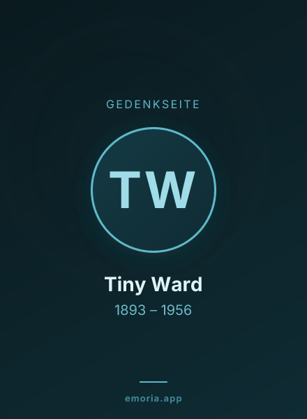 Gedenkportrait von Tiny Ward