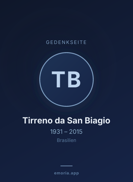 Gedenkportrait von Tirreno da San Biagio