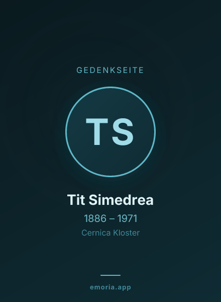 Gedenkportrait von Tit Simedrea